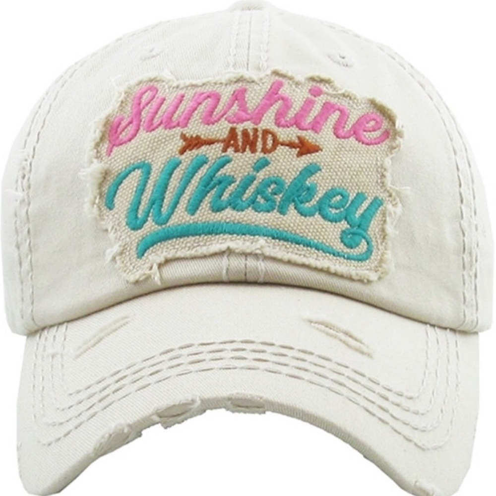 🌵Sunshine & Whiskey Trucker Hat🌵 - Picture 2 of 2